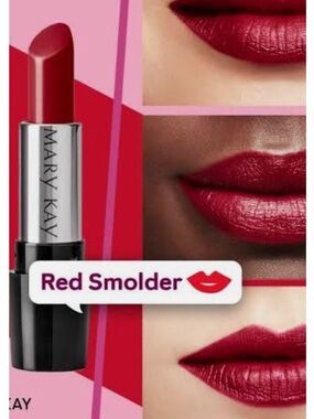 Mary Kay Gel Semi-Shine Lipstick Red Smolder